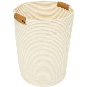 Panier &agrave; linge Duo 80L ivoire