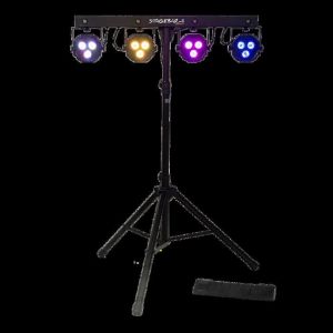Projecteurs à LED 2-en-1 sur Pied et Pédalier - Algam Lighting LAL STAGEBAR-II