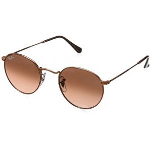 Image de Ray-Ban Round metal Homme Sunglasses Verres: Rose, Monture: Bronze-cuivre - RB3447 9001A5 53-21