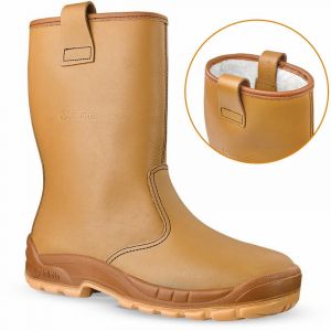 Jallatte Bottes de s&eacute;curit&eacute; fourr&eacute;es JALFRIGG SAS CI S3 SRC marron P42 - 00J0652-T42