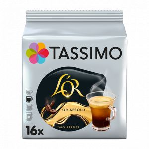 Tassimo Dosettes De Café Absolu L'or - Le Paquet De 16 Dosettes