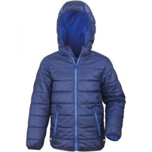Result Core - Veste molletonnée coupe-vent imperméable - Enfant (2XL) (Bleu marine/Bleu roi) - UTRW5242