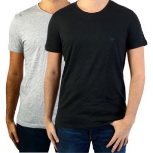 Emporio Armani Tee-Shirt Deux Pack Homme Noir - Taille UK XL