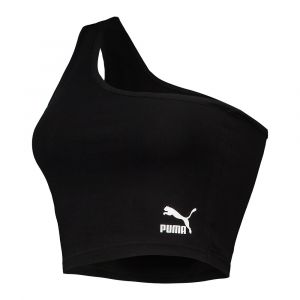 Puma Tshirt Classics Asymmetric Bandeau Noir - Taille XS