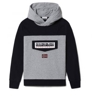 Napapijri Sweat &agrave; Capuche K Burgee W 1 10 Years Grey CB Mad