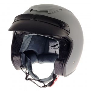 Astone Casque jet Sportster 2 Monocolor gris mat - M