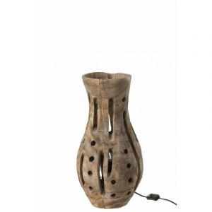 Image de Lampe Design en Bois "Elisabeth" 47cm Naturel Prix