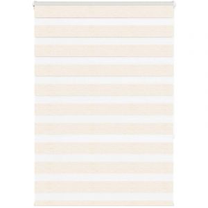 VidaXL Store zèbre beige marbré largeur du tissu 100,9 cm polyester