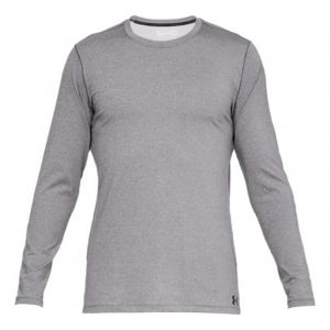 Under Armour ColdGear Fitted Crew M vêtement running homme Gris/argent - Taille S