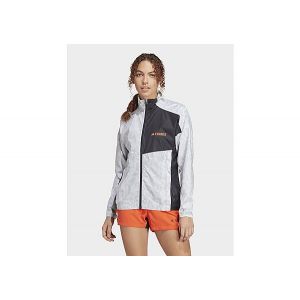 Image de Adidas Coupe-vent Terrex Trail Running Blanc, pointure Medium - Blanc - Taille Medium