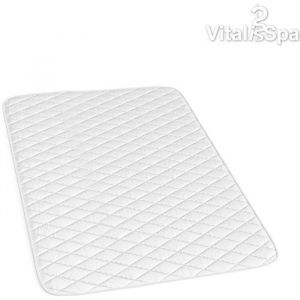 Image de Vitalispa - Housse de matelas 140x200cm Blanc