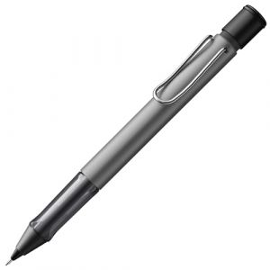 Lamy AL-star graphite - Porte-mine avec grip transparent et ergonomique et corps en aluminium léger - avec mine M 41 fine 0.5 mm et gomme
