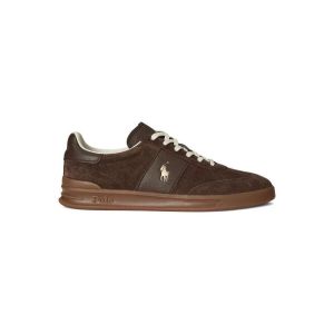 Ralph Lauren Chaussures Heritage Aera en daim marron foncé - 40