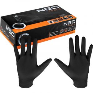 Neo Gants en nitrile, noirs, 100 pièces, taille L
