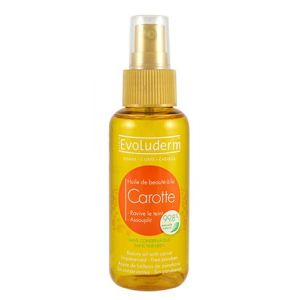 Evoluderm Huile de beauté à la carotte - Ravive le teint, assouplit