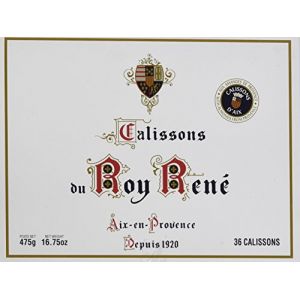 Le Roy René Boîte rectangle 36 Calissons d'Aix