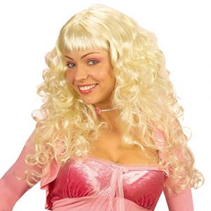 Widmann Perruque blonde longue bouclée femme TAILLE UNIQUE