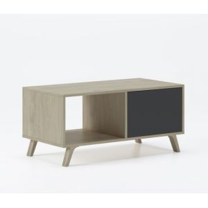 Image de Wellindal Table Basse Avec Portes Wind