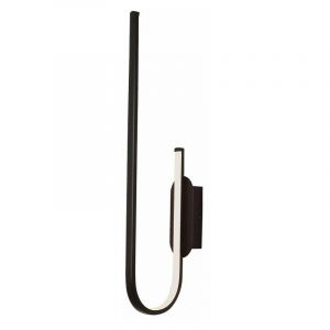 Zambelis Applique Murale Int&eacute;rieure led 18W Variable Noir Sabl&eacute; - Blanc chaud - 3000K