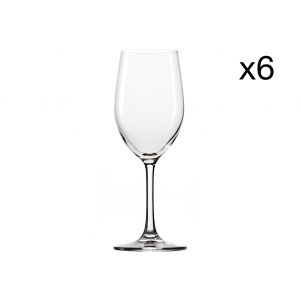 Stolzle _Lausitz Lot de 6 verres à vin blanc Classic I Verres à vin blanc I Verres à vin passent au lave-vaisselle I Comme soufflé à la bouche I Qualité supérieure