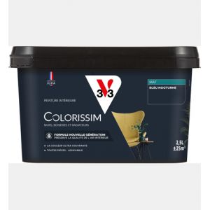 V33 Peinture int&eacute;rieure Colorissim Mat Vert Matcha 2,5 L