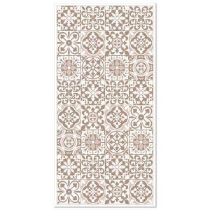 Tapis vinyle carreaux ciments triana brun 300x200cm