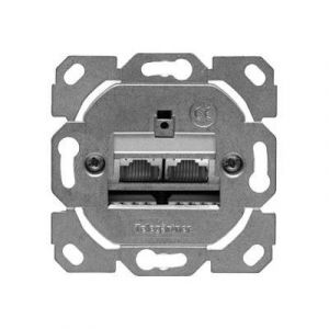 Telegärtner AMJ45 8/8 UP/0 - Prise à montage encastré - CAT 5e - RJ-45 X 2
