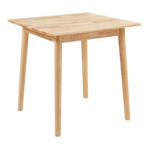 Table à manger Klijori pour 2 personnes 75 x 75 x 74 cm naturel [en.casa]