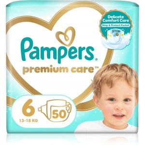 Pampers Premium Care Size 6 eldobhat&oacute; pelenk&aacute;k 13-18 kg 50 db