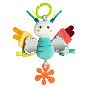 Fehn BABY DoBabyDoo Activity Butterfly jouet d’activité avec anneau de dentition 1 pcs