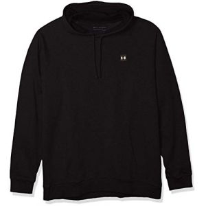 Under Armour Sweat à Capuche Rival Fleece Sweatshirt Homme, Black,Onyx White (001), FR (Taille Fabricant : XL)