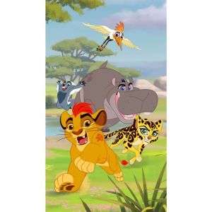 Ag Art Rideau occultant taille L Le Roi Lion dans la jungle de 140CM X 245CM