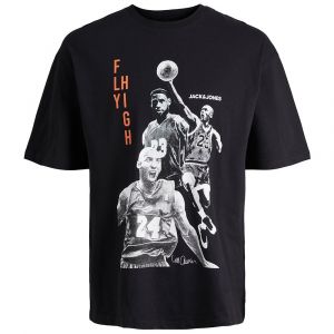 Jack & Jones T-shirt Manche Courte Col Ras Du Cou Legends State L Black