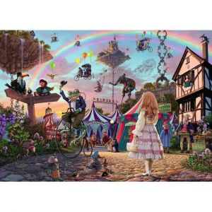Ravensburger Enchanted Circus Look & Find Puzzle n°2 de Cirque enchanté de 1000 pièces pour Adultes et Enfants à partir de 12 Ans-Images cachées, 12000285, Multicolore, Taille Unique