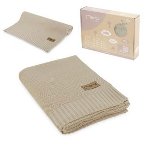 Momi Hug Couverture Pour Bébé En Bambou - Super Doux Et Confortable - 80x110 Cm ¿ Beige