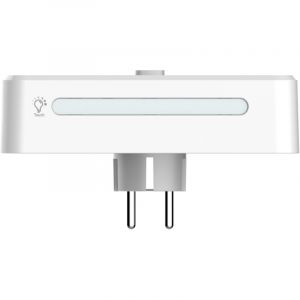 Multiprise Chargeur Double Prise EU Sorties USB 3.0 et USB-C 20W LED Int&eacute;gr&eacute; Beline Blanc