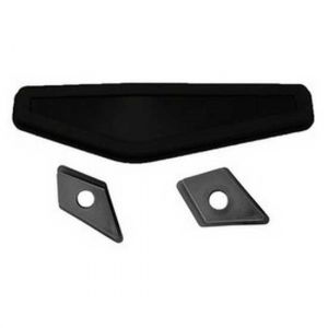 Tacx Ensemble De Capuchons En Caoutchouc Flux One Size Black