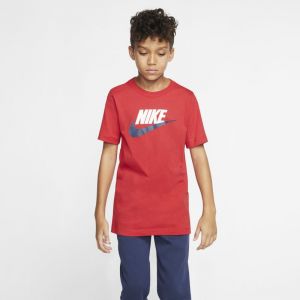Nike Tee-shirt Sportswear Enfant - Rouge - Taille M