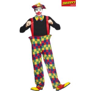 D&eacute;guisement de clown &agrave; carreaux