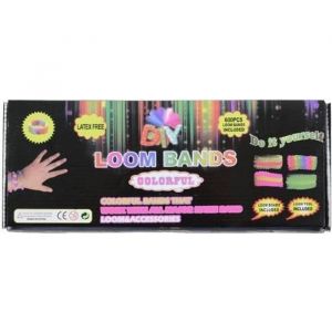 Image de LOOM BANDS COFFRET DE 600 ELASTIQUES AVEC KIT COMPLET