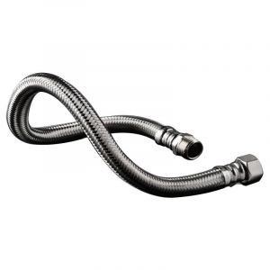 Tucai Flexible sanitaire Inox Øintér.13mm - Femelle Mâle 3/4' (20/27) - 700mm - taq super