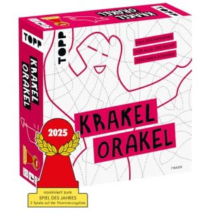 TOPP Oracle de Krakel - Le jeu de dessin pour tous ceux qui ne peuvent pas dessiner. Qui reconnaît les formes obliques dans l'enchevêtrement de lignes ? 2-8 personnes | à partir de 10 ans | 30 minutes