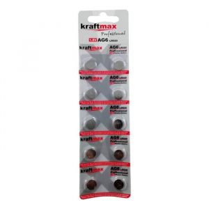 10 Piles Bouton AG6 LR920 SR920SW 371/370 1,5V Alkaline Montre 2024