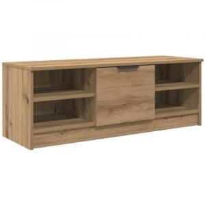 VidaXL Meuble Tv Chêne Artisanal 102 X 35 X 36,5 Cm Bois D'ingénierie