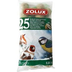 Zolux Boules de graisse 25 x 90g nourriture oiseaux sauvages