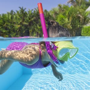 No Name Masque de plong&eacute;e avec tube +3ans - couleur al&eacute;atoire