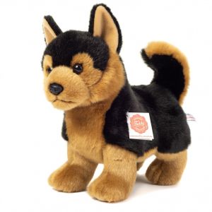 Hermann Teddy Peluche berger allemand debout, 23 cm