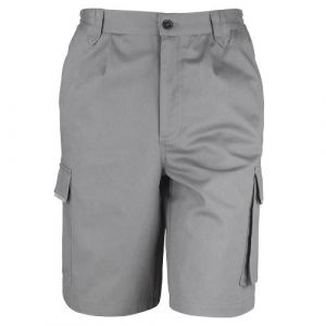 Result Work-Guard - Short de travail - Unisexe (2XL) (Gris)