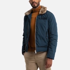 Image de Schott Blouson pilote zippé Jeth X Bleu Marine - Taille XL;2XL;3XL