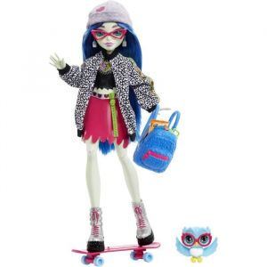 Image de Mattel MONSTER HIGH MUA‘ECA GHOULIA YELPS SKATE URBAN HHK58